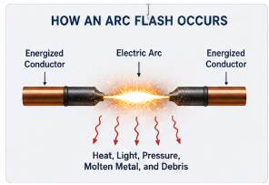 How an Arc Flash Occurs in Electrical Systems