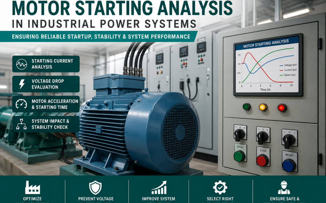Motor Starting Analysis in Industrial Power Systems – Complete Engineering Guide
